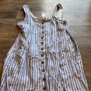 American eagle white and blue dress